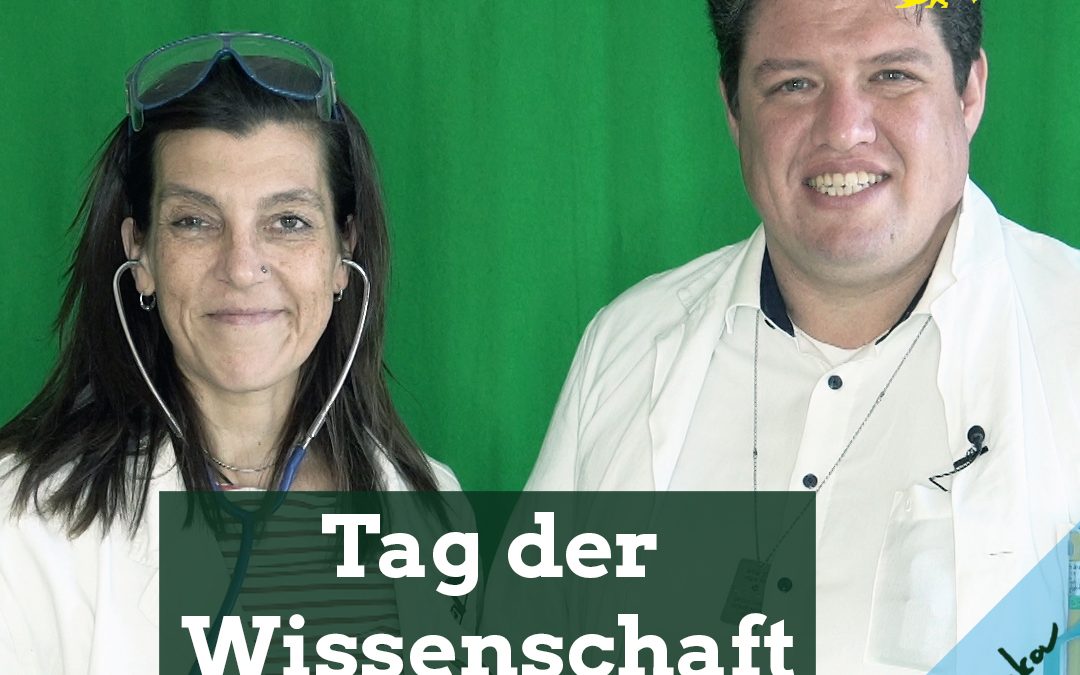 Tag der Wissenschaft mit Susanne Aschhoff MdL und mir